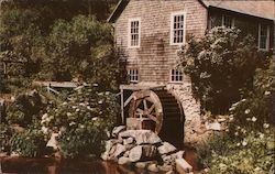 The Oldest Water Mill on the American Continent Brewster, MA Postcard Postcard Postcard