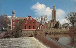 Slater Mill and City Hall Postcard
