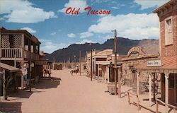 Main Street - Old Tucson Old Tucson Studios, AZ Stan Davis Postcard Postcard Postcard