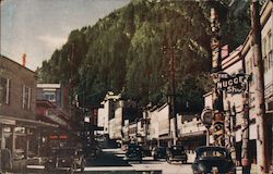 Main Street, Juneau, Alaska Postcard Postcard Postcard
