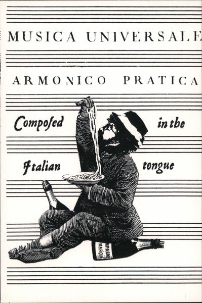 Carlo Pittore Sheet Music Mail Art Modern