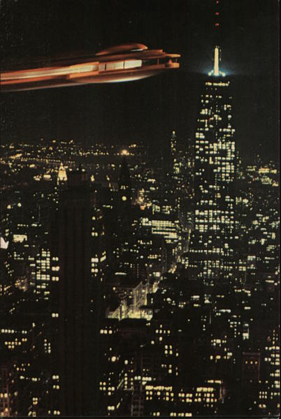 Manhatten At NIght Art