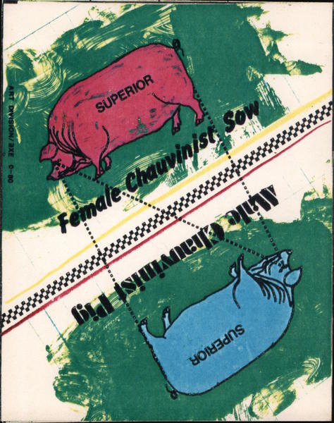 Chauvinist Pigs Xerox Art