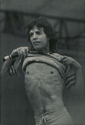 Mick Jagger at Candlestick Park October 18, 1981 Performers & Groups