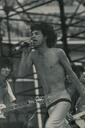 Mick Jagger at Candlestick Park, October 18, 1981 James Lee Soffer