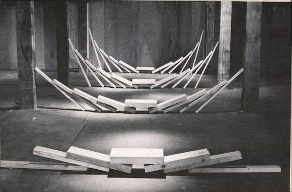 Julianne Frissell, Four Balance Installations. September 20 - OCtober 1, 1977 San Francisco California