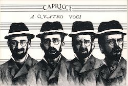 Capricci A Quatro Voci Postcard