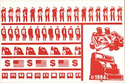 Tools of the State, Cash Is King, ACt Now Postcard