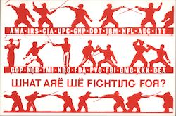 What Are We Fighting For? Postcard