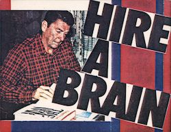 Hire A Brain Postcard