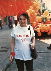 Fag Hag SF San Francisco, CA Bern Boyle Postcard Postcard Postcard