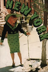 Miss Dish - Greeting From New York Postcard