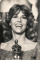 Jane Fonda 1979 Academy Awards Winner for "Best Actress" Postcard