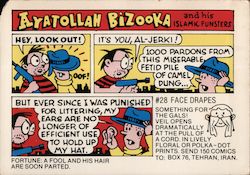 Ayatollan Bizooka and his Islamic Funsters Cartoons Ron Barrett Postcard Postcard Postcard