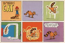 The Adventures of Fat Freddy's Cat Postcard