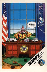 Am I elected yet??! Zippy the Pinhead for President by Bill Griffith Postcard