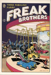 Those Fabulous Furry Freak Brothers Postcard