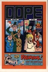 Freakdope, Dope - Before and After Postcard