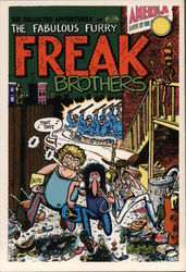 The collected adventures of The Fabulous Furry Freak Brothers by Gilbert Shelton Postcard