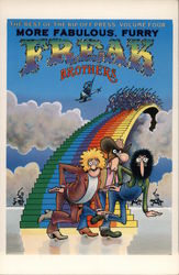 Front Cover, The Best of Rip Off Press, vol IV: More Fabulous Furry Freak Brothers by Gilbert Shelton Postcard