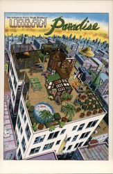 The Fabulous Furry Freak Brothers' Urban Paradise Postcard