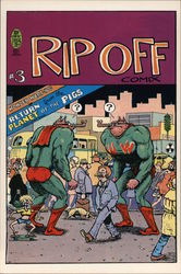 Front Cover, Rip Off Comix #3 by Gilbert Shelton Postcard