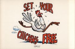 Set Your Chickens Free Postcard