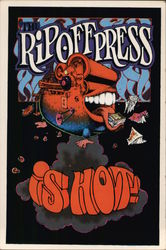 The Rip Off Press is Hot! by Dave Sheridan Postcard