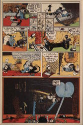 Oyvind Fahlstrom Performing Krazy Kat No.2 Sunday edition, 1963-64 Postcard