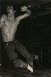Iggy Pop at the old Waldorf Postcard