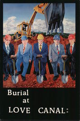 Burial At Love Canal Postcard