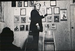 Jack Micheline, drawings and poem paintings, November 20-23, 1975 Postcard