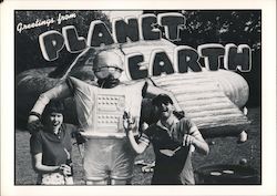 Greetings from Planet Earth Postcard