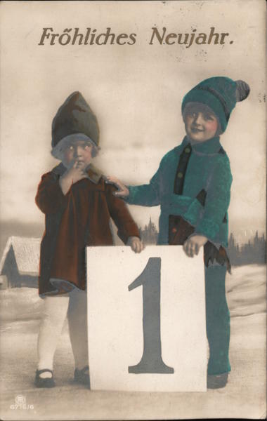 Frohliches Neujahr Children