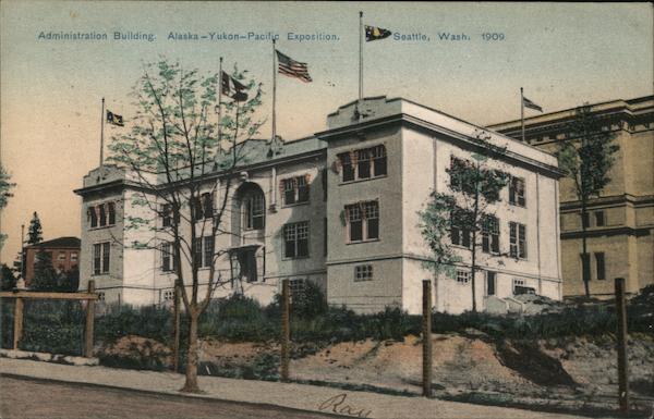 Administration Building Alaska-Yukon-Pacific Exposition, 1909 Seattle Washington