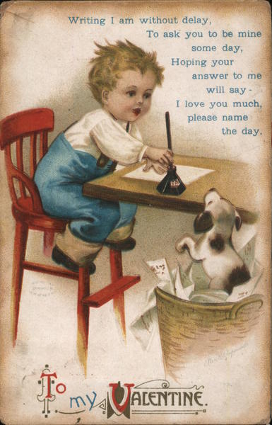 To My Valentine Ellen Clapsaddle Children