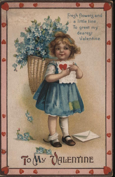 Fresh Flowers and a Little Line To Greet My Dearest Valentine