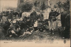 Guerre 1914 - 1915, Ribecourt France Postcard Postcard Postcard