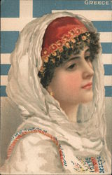 Greece - Greek Woman Postcard Postcard Postcard
