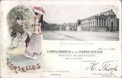 Facade Principale du Chateau Postcard