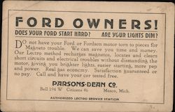 Ford Owners! Postcard