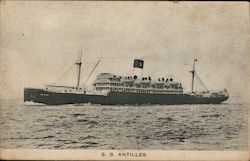 S.S. Antilles Boats, Ships Postcard Postcard Postcard