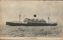 S.S. Antilles Postcard