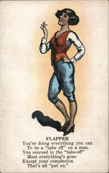 Flapper Postcard