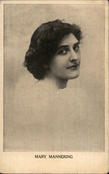 Mary Mannering Postcard