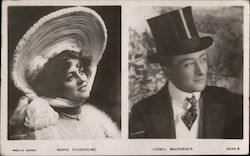 Marie Studholme and Lionel Mackinder Postcard