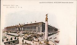 World's Fair 1904 St. Louis Educational Building Postcard