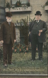 Bill Taft and His Brother Charlie Postcard