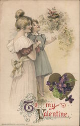 To My Valentine Women Samuel L. Schmucker Postcard Postcard Postcard