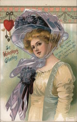 St. Valentine's Greeting Postcard